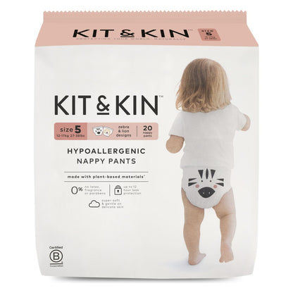 Kit&Kin - Organske pelene za bebe, veličina 5 (12-17 kg) 20 komada