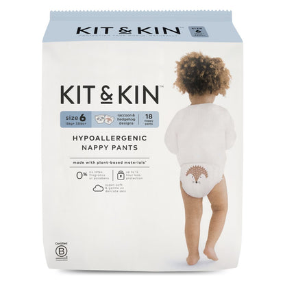 Kit&amp;Kin - Organic Pants Diapers XL Size 6 (15+ kg) 18 pieces
