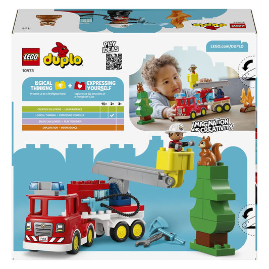 Lego Duplo - Gasilsko vozilo s cevjo in gasilcem