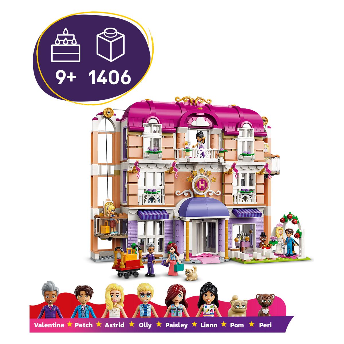 Lego Friends - Grand hotel v Heartlake Cityju