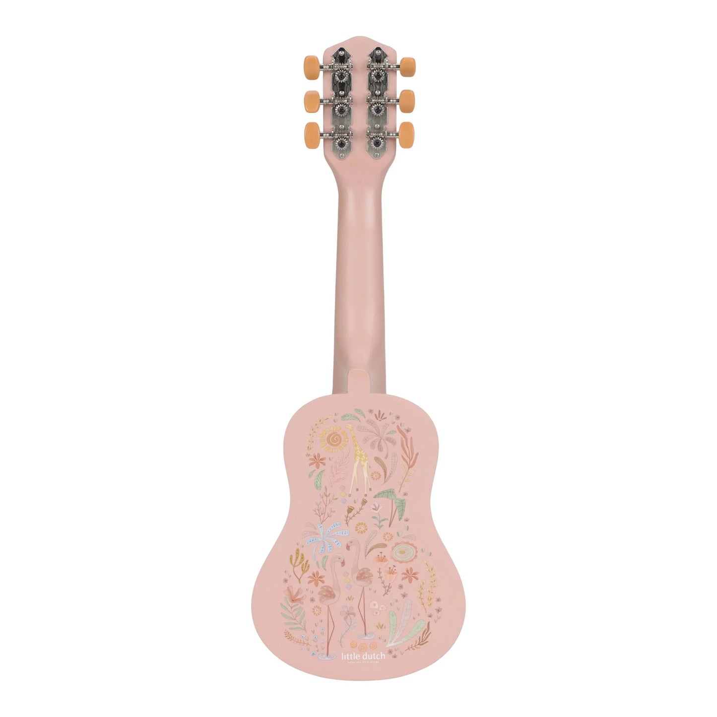 Little Dutch - Lesena kitara Safari Friends - Pink