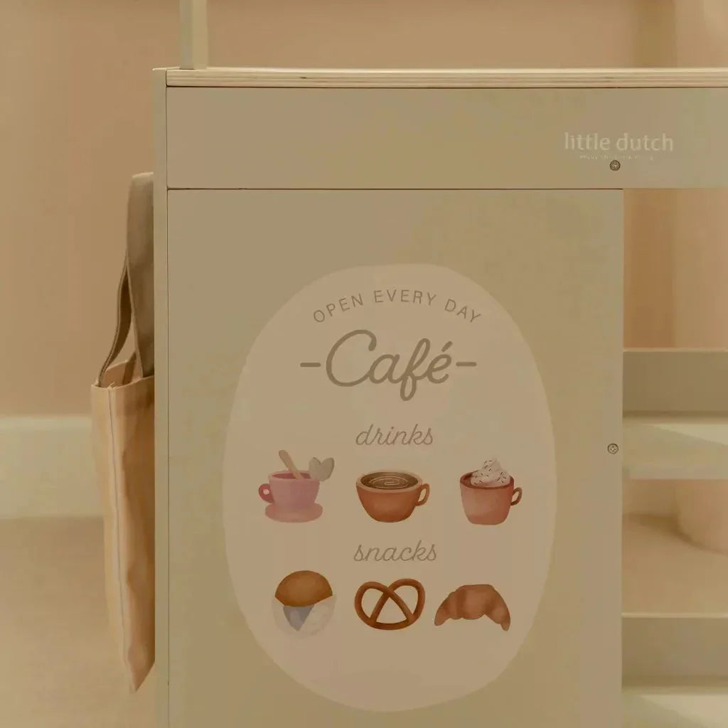 Little Dutch - Lesena tržnica ali kavarna (2v1) - LD2506 Luxbaby