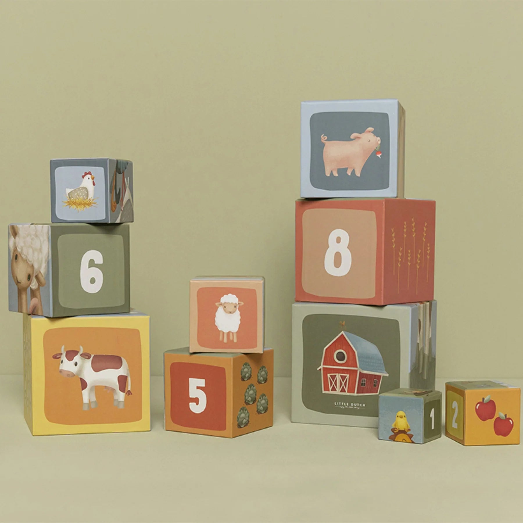 Little Dutch - Piramida iz kock - Little Farm