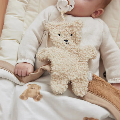 Jollein - Ninica in držalo za dudo - Teddy Bear Naturel