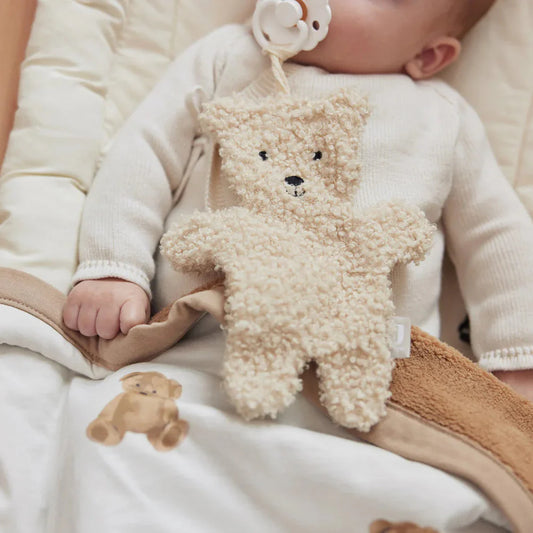 Jollein - Ninica in držalo za dudo - Teddy Bear Naturel