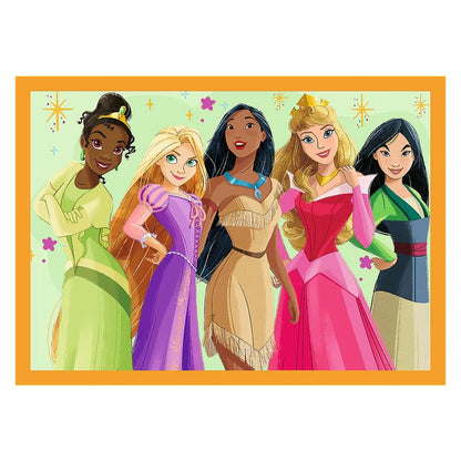 Trefl - Sestavljanka 4v1 - Disney Princese