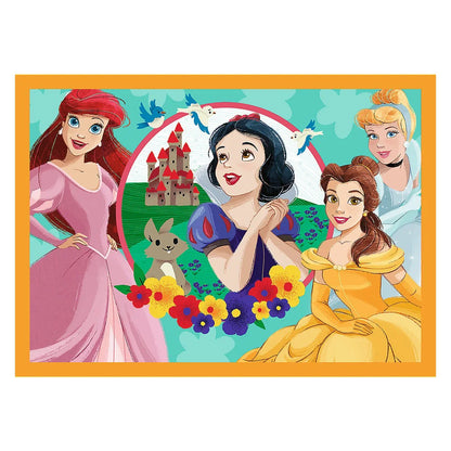 Trefl - Sestavljanka 4v1 - Disney Princese