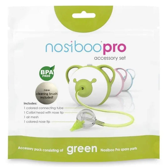 Nosiboo - Komplet dodatkov za nosni aspirator Pro - Green