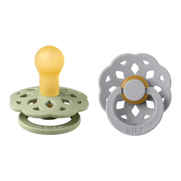 BIBS - Okrogla duda Boheme, lateks - Sage/Cloud - 230110 Luxbaby