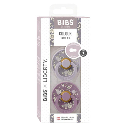 BIBS x Liberty - Okrogla duda Colour, lateks - Capel Fossil Grey Mix