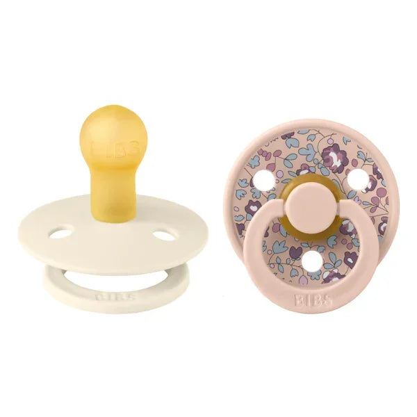 BIBS x Liberty - Okrogla duda Colour, lateks - Eloise Blush Mix