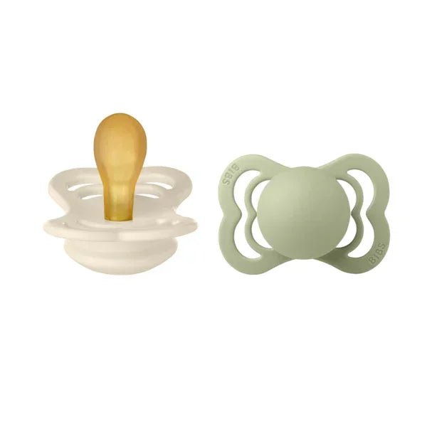 BIBS - Simetrična duda Supreme, lateks - Ivory/Sage