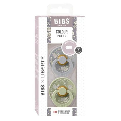 BIBS x Liberty - Okrogla duda Colour, lateks - Capel Sage Mix