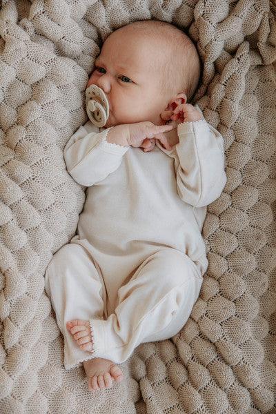 BIBS - Okrogla duda Boheme, lateks - Vanilla/Peach