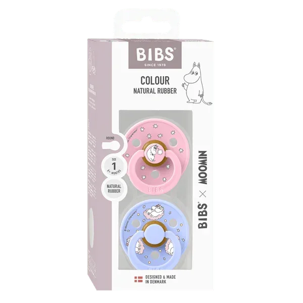 BIBS x Moomin - Okrogla duda Colour, lateks - Dreaming
