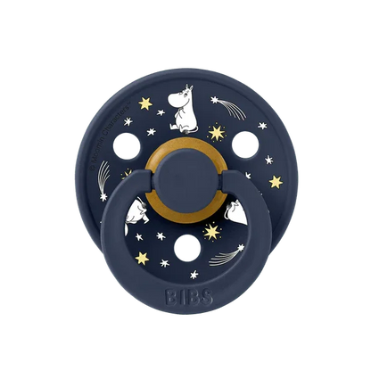 BIBS x Moomin - Okrogla duda Colour, lateks - Good Night - 11029101 Luxbaby