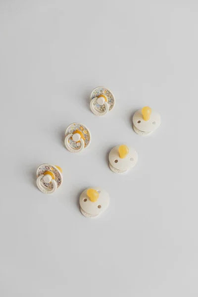 BIBS x Liberty – Začetni paket 3 otroških dud Colour, lateks – Eloise (različni cuclji) - 81344 Luxbaby