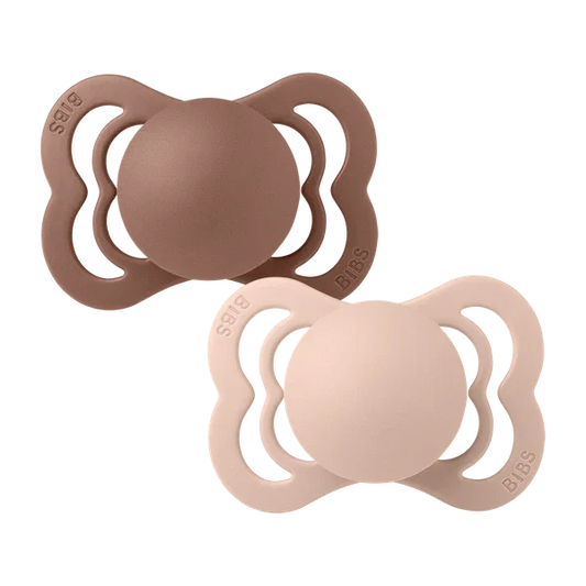 BIBS - Simetrična duda Supreme, silikon - Woodchuck/Blush - 160337 Luxbaby