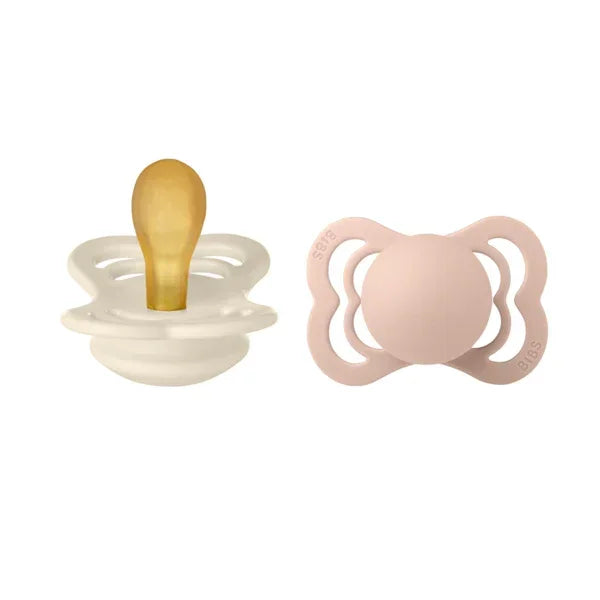 BIBS - Simetrična duda Supreme, lateks - Blush/Ivory