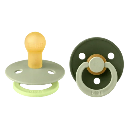 BIBS Studio - Okrogla duda Colour Fusion, lateks - Sage/Hunter Green