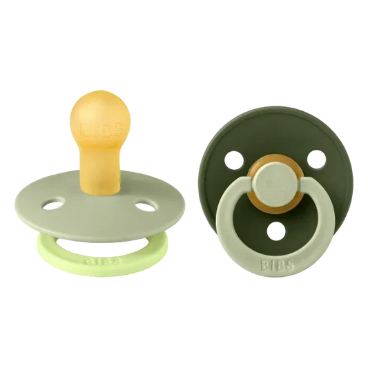 BIBS Studio - Okrogla duda Colour Fusion, lateks - Sage/Hunter Green
