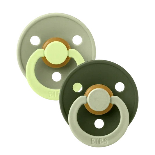 BIBS Studio - Okrogla duda Colour Fusion, lateks - Sage/Hunter Green