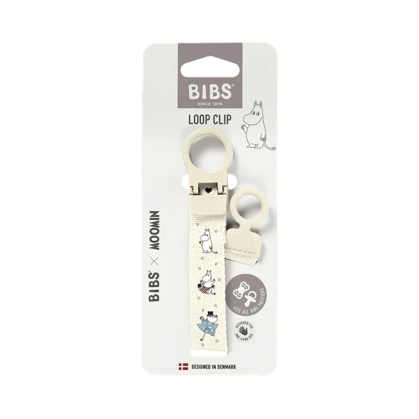 BIBS x Moomin - Priponka za dudo - Ivory