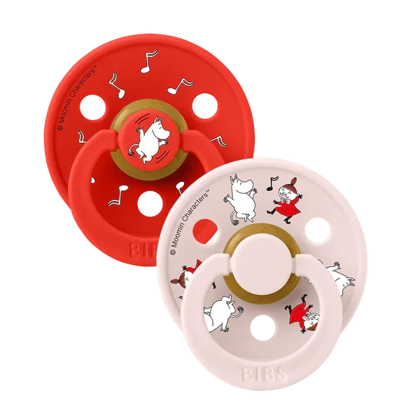 BIBS x Moomin - Okrogla duda Colour, lateks - Dancing - 11032101 Luxbaby