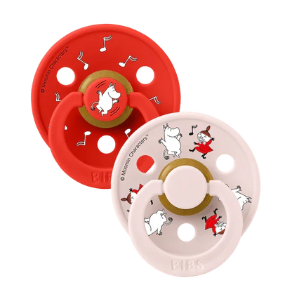 BIBS x Moomin - Okrogla duda Colour, lateks - Dancing - 11032101 Luxbaby