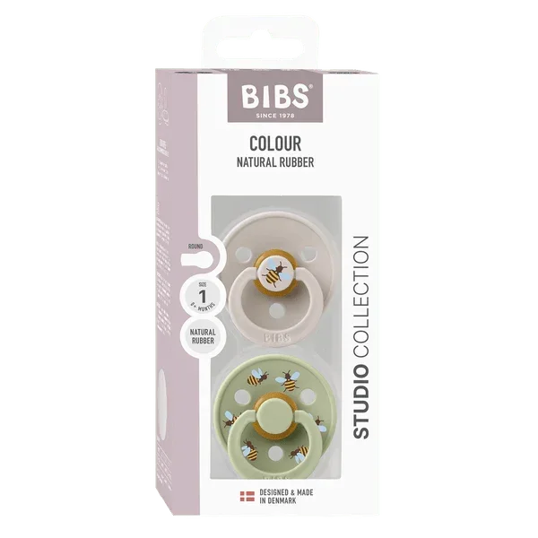 BIBS Studio - Okrogla duda Colour, lateks - Bumblebee Mushroom