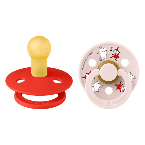 BIBS x Moomin - Okrogla duda Colour, lateks - Dancing - 11032101 Luxbaby