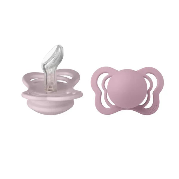 BIBS - Anatomska duda Couture, silikon - Dusky Lilac/Heather