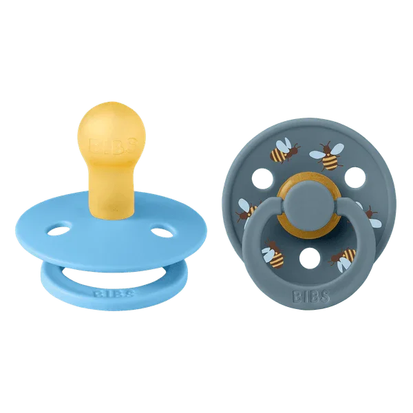 BIBS Studio - Okrogla duda Colour, lateks - Bumblebee Breeze - 11024101 Luxbaby