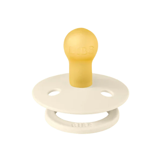 BIBS Studio - Okrogla duda Colour, lateks - Ivory/Ruby - 10022263C Luxbaby