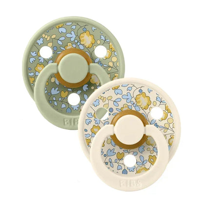 BIBS x Liberty - Okrogla duda Colour, lateks - Eloise Sage Mix