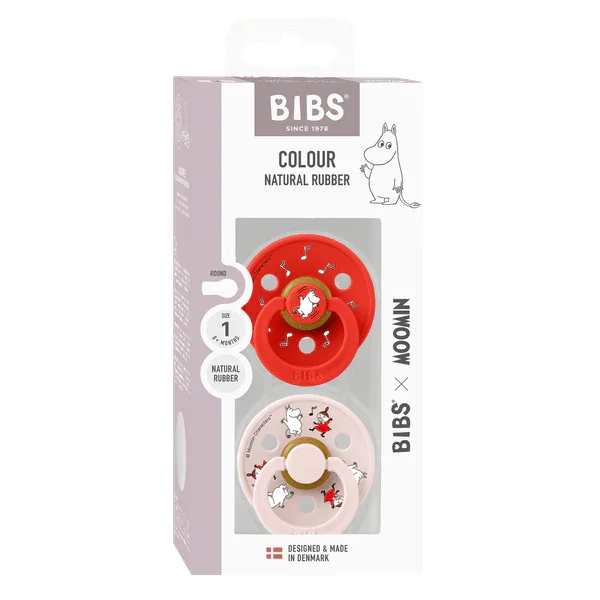 BIBS x Moomin - Okrogla duda Colour, lateks - Dancing - 11032101 Luxbaby