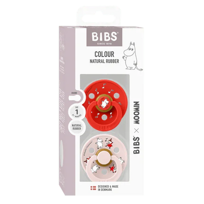 BIBS x Moomin - Okrogla duda Colour, lateks - Dancing - 11032101 Luxbaby