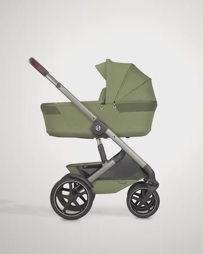 Cybex - Otroški voziček Talos S Lux z zložljivo košaro - Almond Beige (2v1)