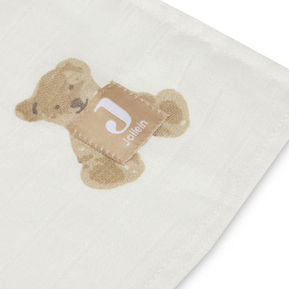 Jollein - Komplet 2 povijalnih pleničk - Teddy Bear