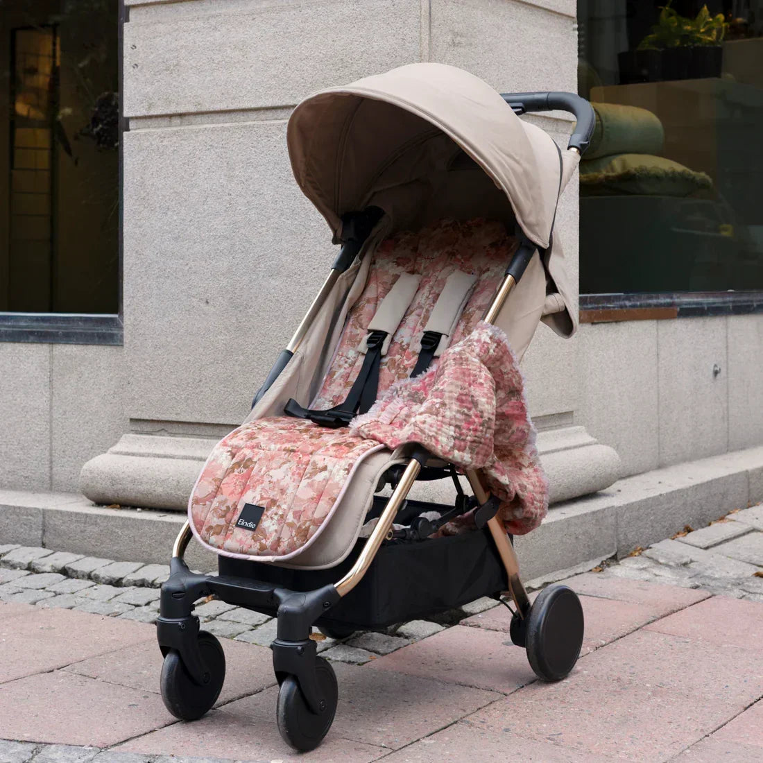 Elodie - Univerzalna podloga za otroški voziček - River Rose