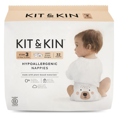 Kit&Kin - Organske pelene Veličina 3 (6-10 kg) 32 komada